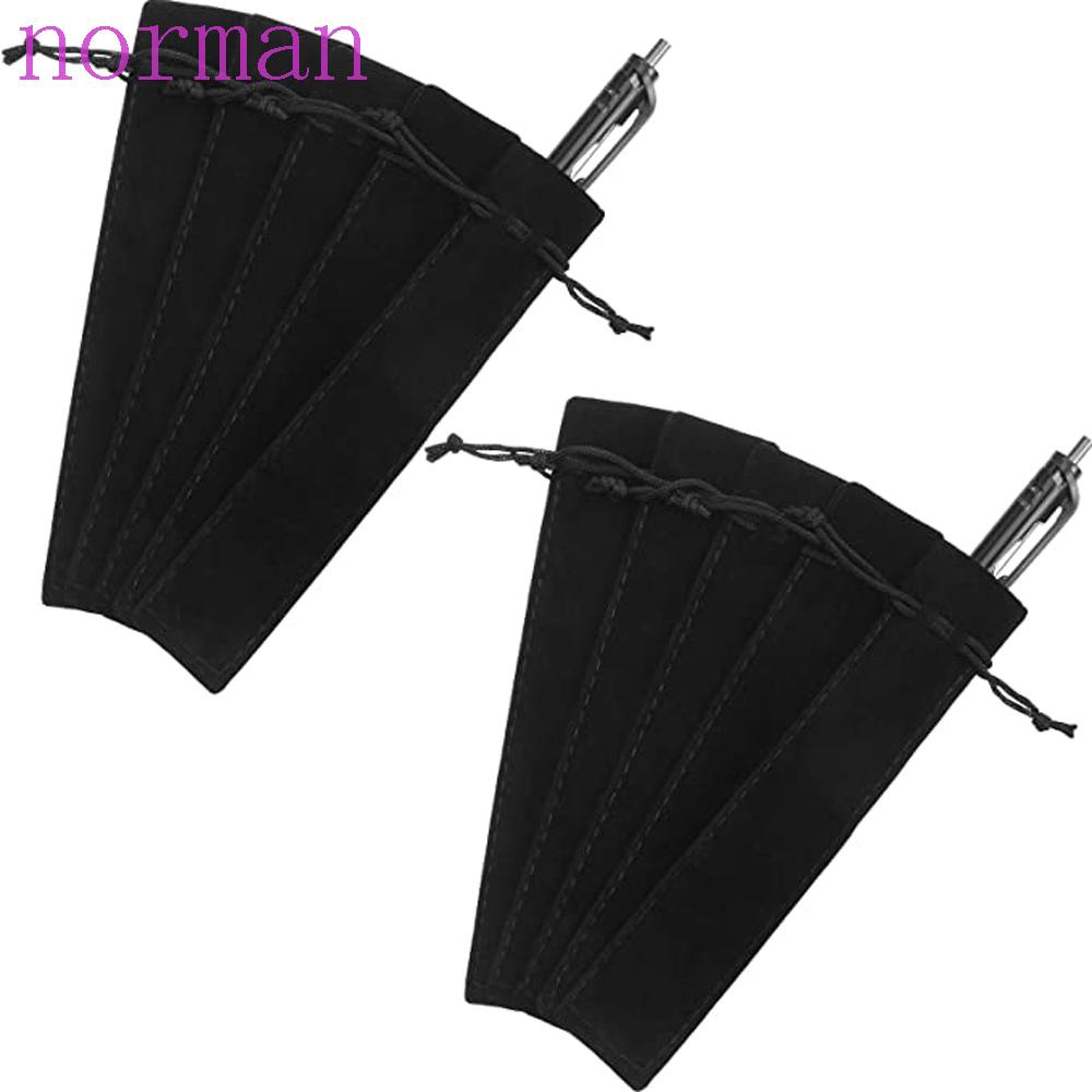 Túi Đựng Bút Bằng Nhung 5 Màu Kèm Dây Đeo Tiện Dụng Ốp