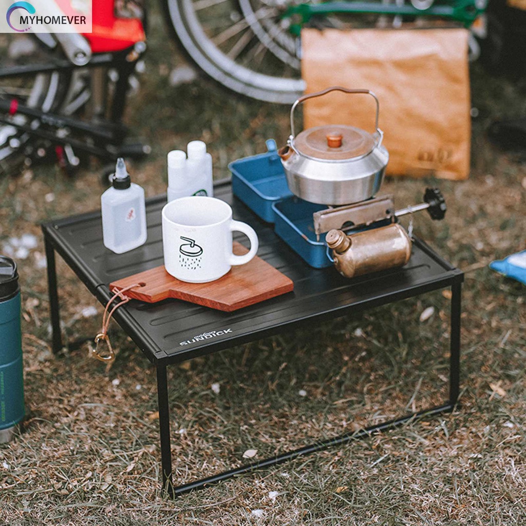 Bàn Xếp Bằng Hợp Kim Nhôm Siêu Nhẹ Tiện Dụng Mang Đi Cắm Trại