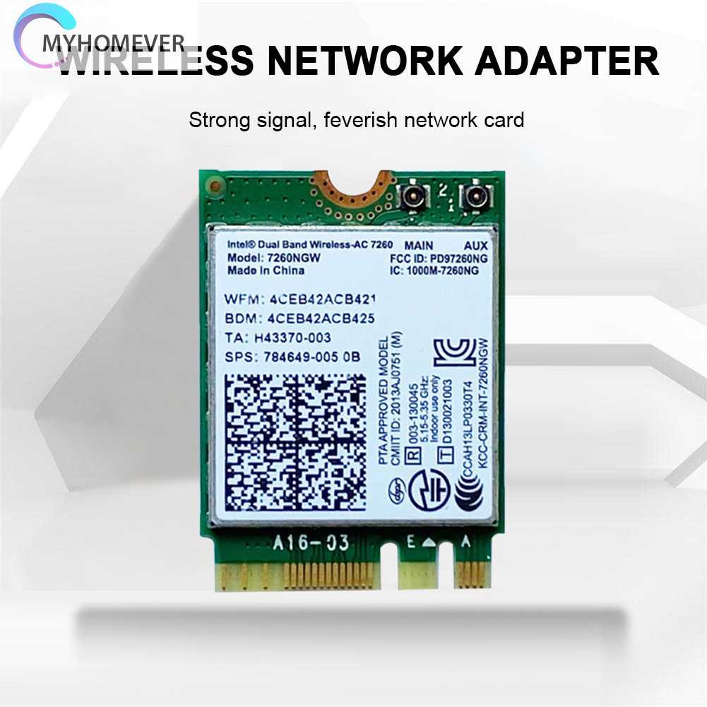 Thẻ Mạng Không Dây Bluetooth 1200M NGFF M.2 2.4G 5G