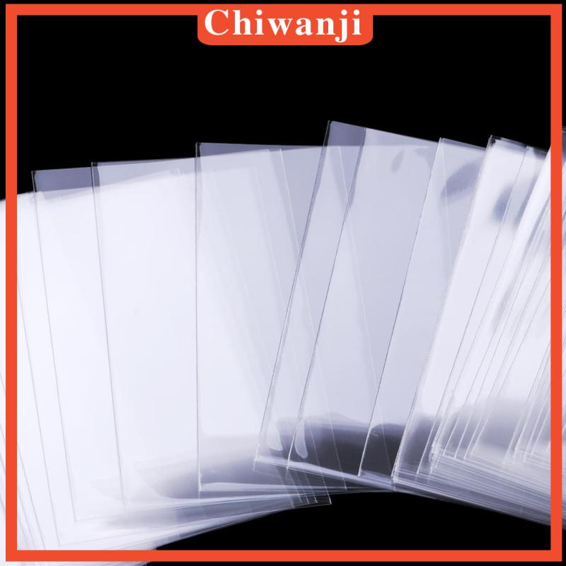 Set 100 Bao Đựng Thẻ Ngân Hàng Trong Suốt Kích Thước 60x90mm