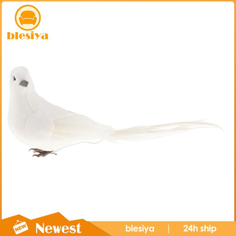 Set 2 Chú Chim Đuôi Dài Nhân Tạo Dùng Trang Trí