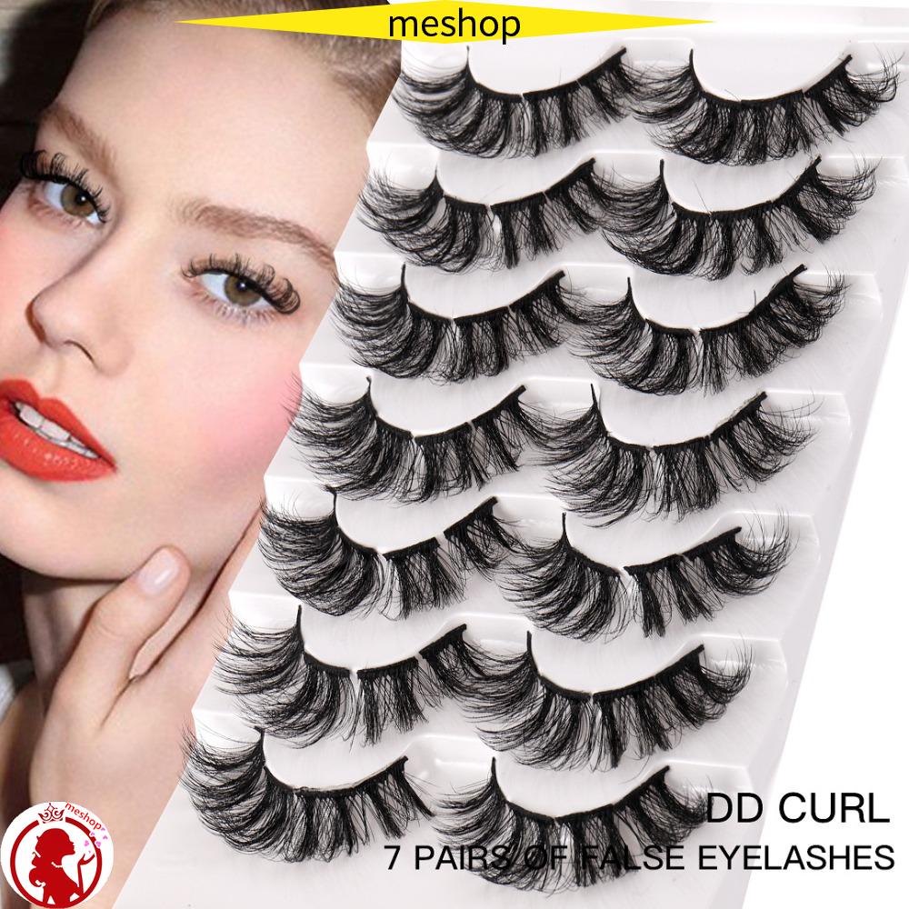 Set 7 Cặp Lông Mi Giả Dài Tự Nhiên Dành Cho Trang Điểm ME