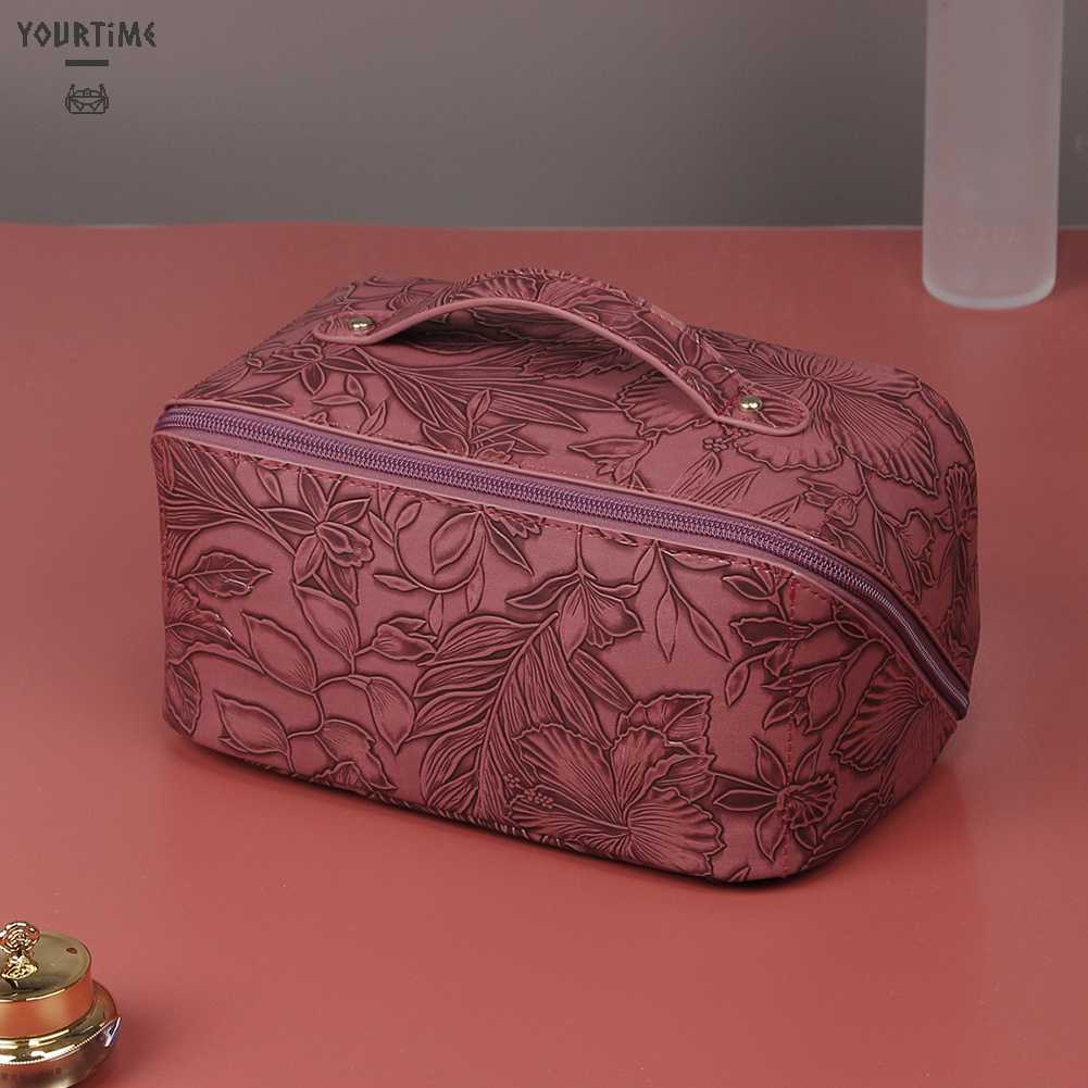 Túi Da PU Đựng Đồ Trang Điểm Tiện Lợi Khi Đi Du Lịch