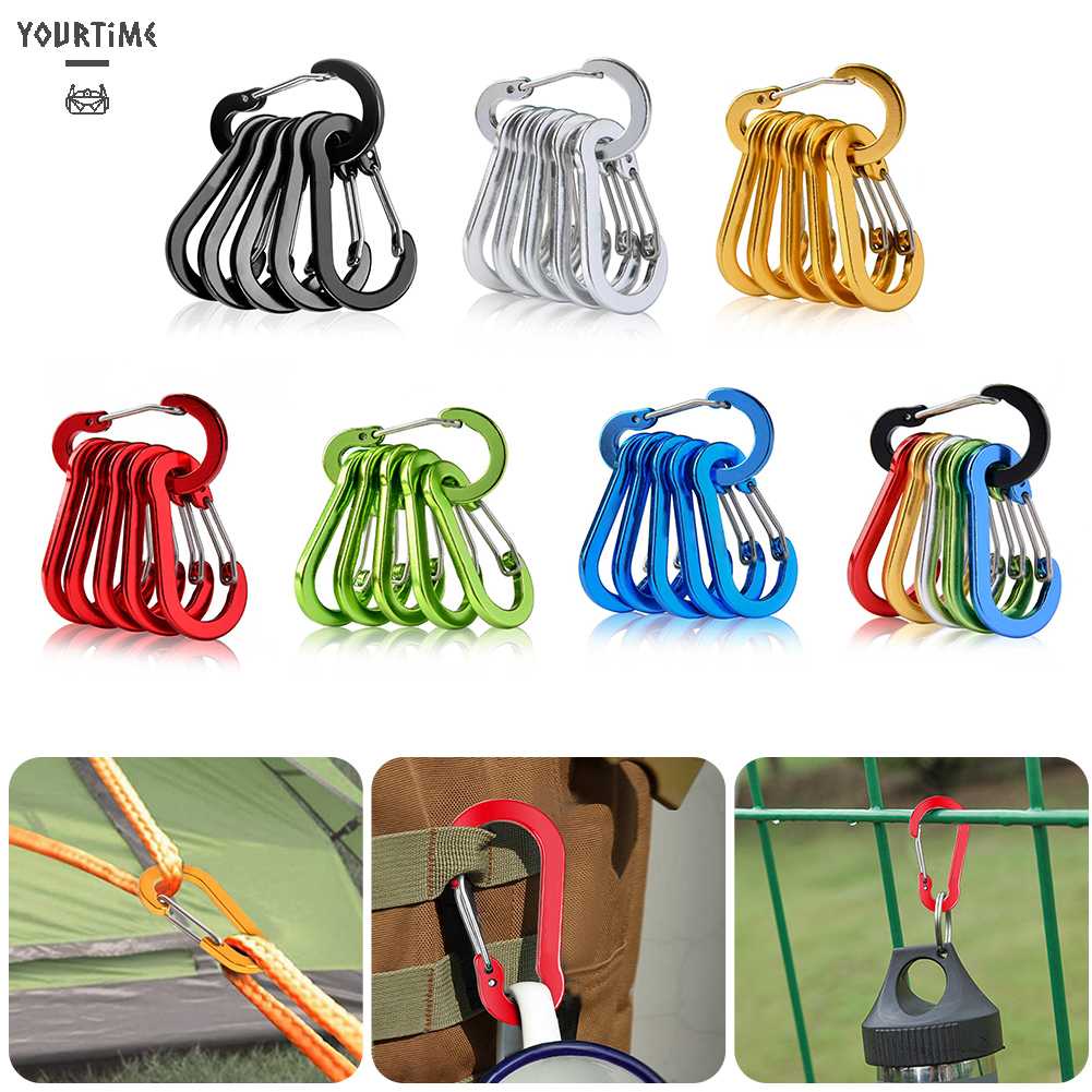 Set 12 Kẹp Móc Đa Năng Dùng Cho Các Hoạt Động Ngoài Trời