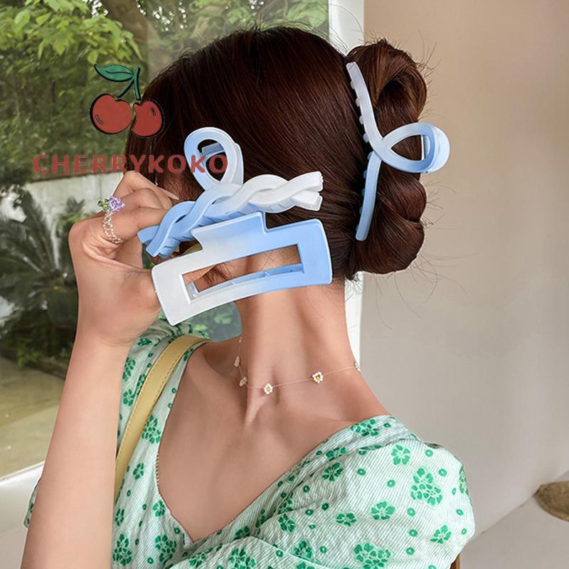 🍒🍒CHERRYKOKO Kẹp Tóc Nhiều Màu Sắc Clip gradient dễ thương và ngọt ngào nữ mùa hè clip nhẹ nhàng và thanh lịch
