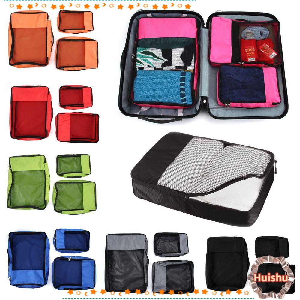 Set 2 Túi Đựng Đồ Dùng Cá Nhân Có Khóa Kéo Tiện Dụng