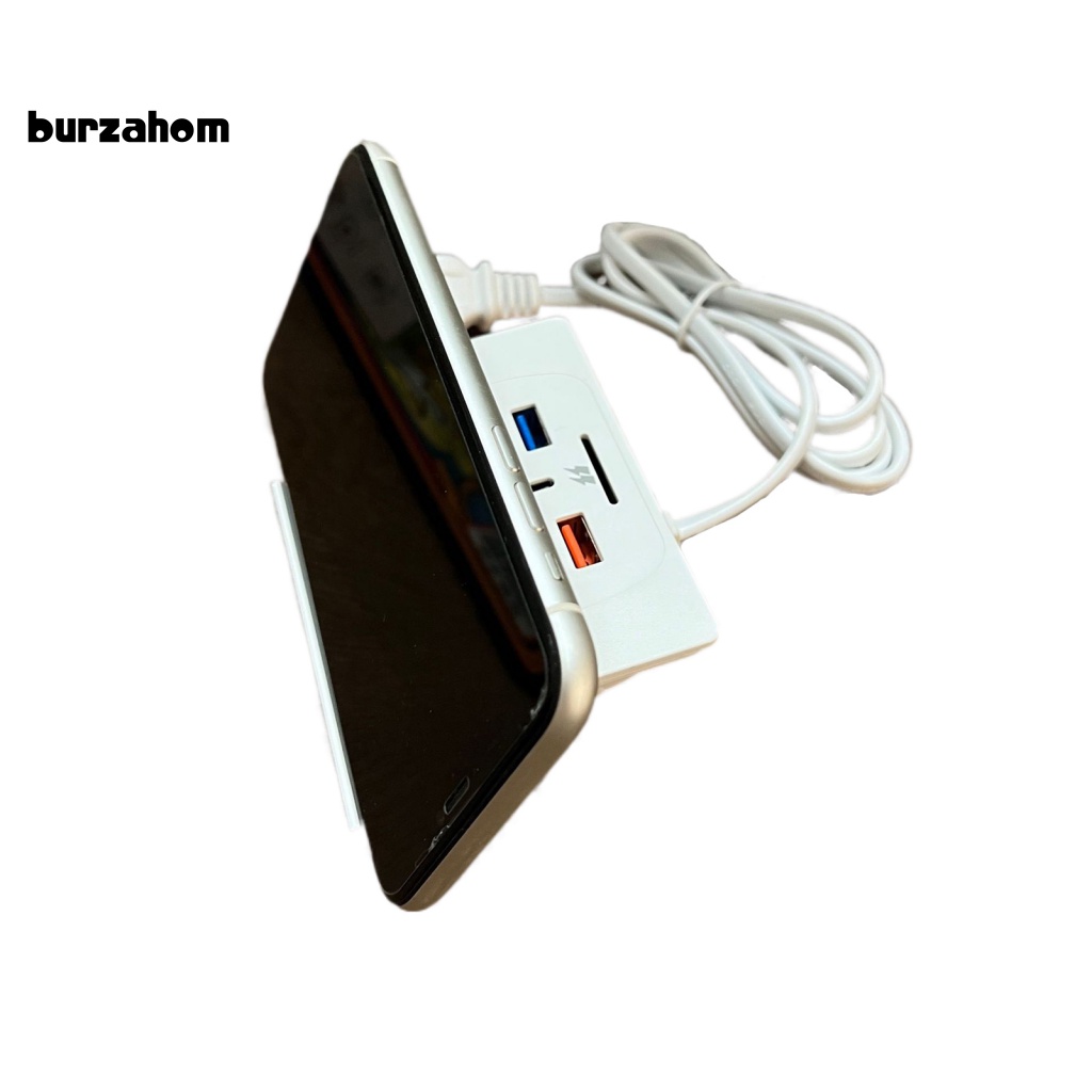 Cổng Sạc Bur 3.1A Kèm Giá Đỡ Điện Thoại Android