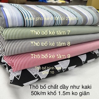Vải Bố Canvas -Vải Thô Bố -May gối tựa sofa- - may Balo túi ví, khăn trải bàn, may tạp dề,tạp dề cotton