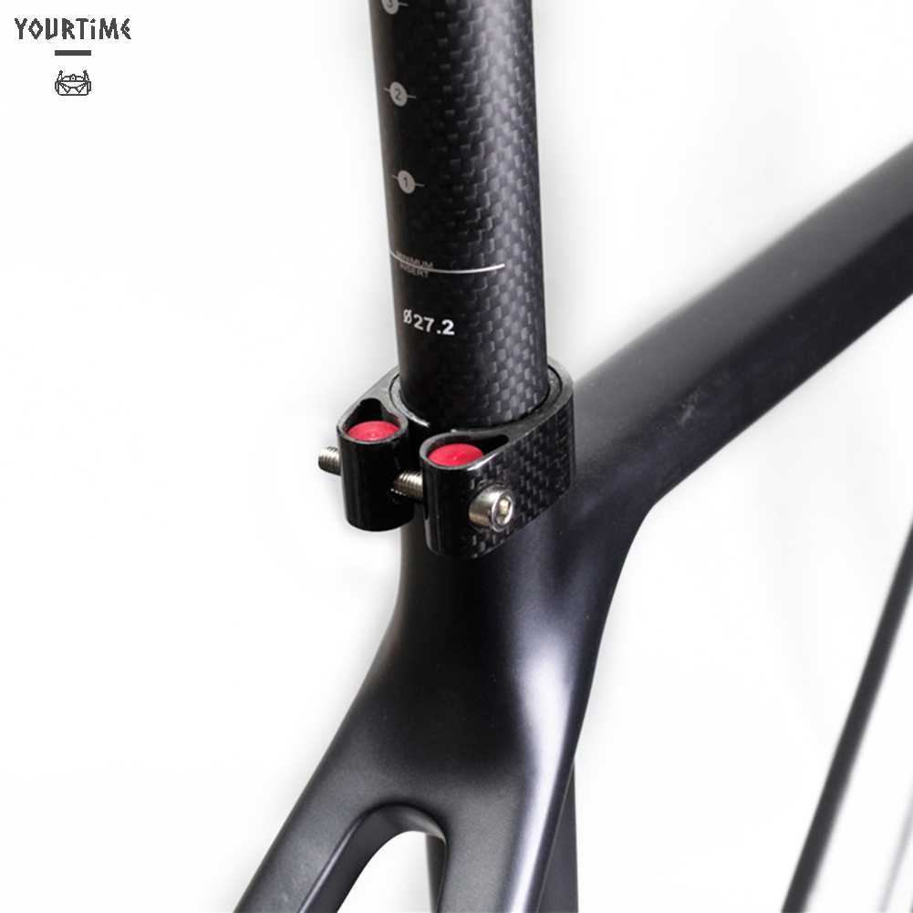 Kẹp Cố Định Yên Xe Đạp 30.8 / 30.9 / 31.6mm Bằng Sợi Carbon