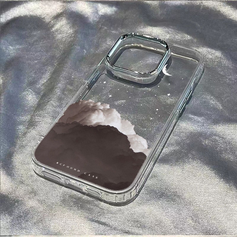 ✅Ốp Điện Thoại Dẻo Họa Tiết Đám Mây Chống Sốc Cho Iphone12In Style / Apple 11plus7 max 14pro138 FTD9