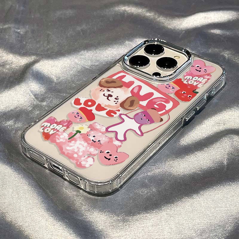 ✅Ốp Điện Thoại Mềm Chống Sốc Họa Tiết Graffiti Cho Iphone 8 117 Max Plus 13 12 14 Pro 0