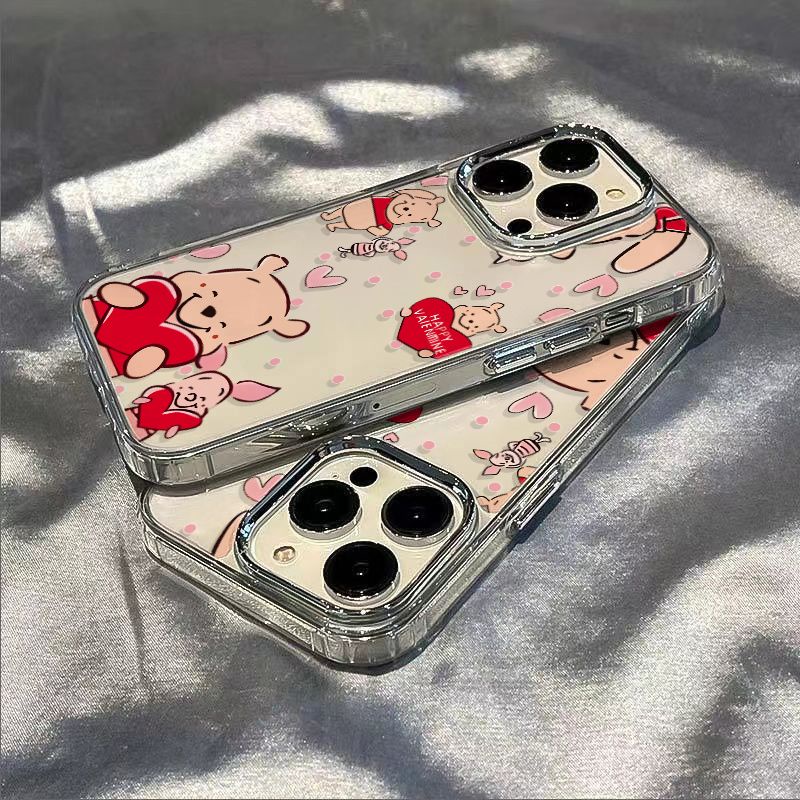 ✅Ốp Điện Thoại Mềm Chống Sốc In Hình Gấu Pooh Cho Apple Iphone 8 / 12117 14pro 13 1EHG