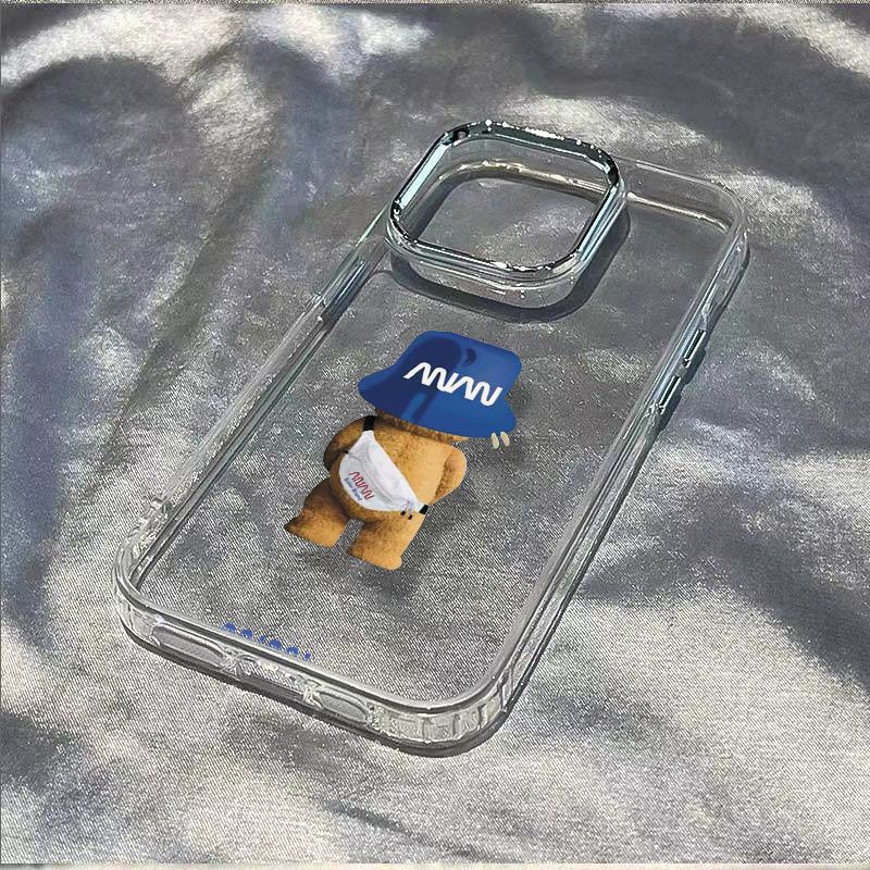 ✅Ốp Điện Thoại Mềm Chống Sốc In Hình Gấu Nhỏ Cho Iphone 7iPhone12 xs8plus max11 14pro13 I1OX