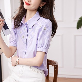 Áo sơ mi nữ/Áo Sơ Mi hồng/Áo Voan Hoa/Áo voan hoa/sơ mi satin bóng trắng nữ/áo tiểu thư sang chảnh/Áo Sơ Mi Kiểu