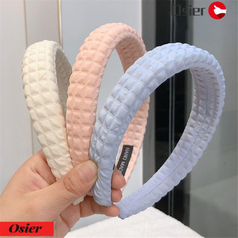 1 Băng Đô Bằng Xốp Màu Trơn Dùng Rửa Mặt / Spa Cho Nữ