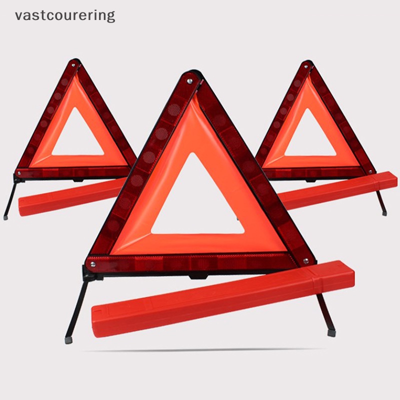 Miếng Dán Phản Quang Hình Tam Giác Màu Đỏ Cảnh Báo An Toàn Khẩn Cấp Cho Xe Hơi