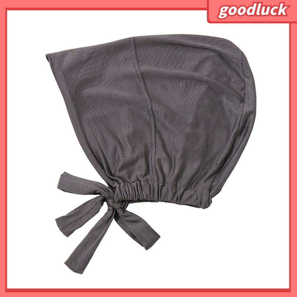 Mũ Trùm Đầu Màu Trơn Co Giãn Thoáng Khí Chống Trượt Một Kích Thước Cho Nữ