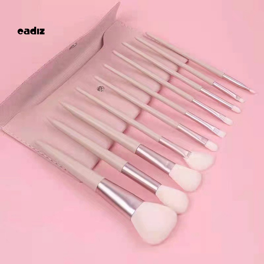 Bộ 10 Cọ Trang Điểm Nhẹ Chuyên Nghiệp Cho Salon Làm Đẹp