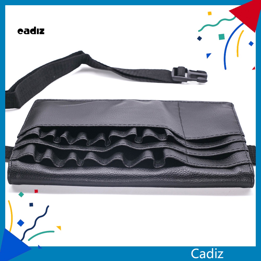 Túi Giả Da Đựng Cọ Trang Điểm Đeo Thắt Lưng Chuyên Nghiệp CADI