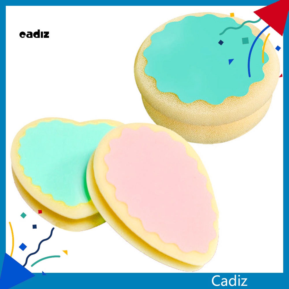 Bộ 3 Miếng Mút Tẩy Lông Không Đau Hình Trái Tim / Tròn / Giọt Nước