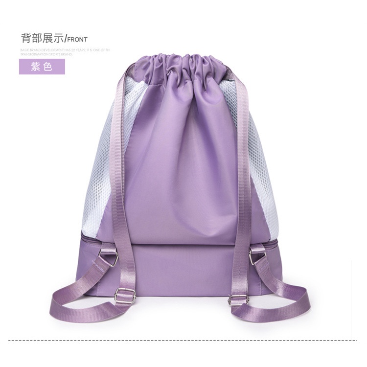 Túi Đựng Đồ Thể Thao Chống Thấm Nước Có Ngăn Khô Ướt Tách Biệt Tiện Dụng