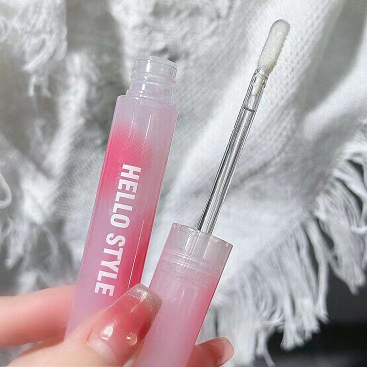 Son tint  Bóng Son Bóng Dạng Thạch Dưỡng Ẩm Lâu Trôi Chống Thấm Nước Làm Trắng Da Hellostyle