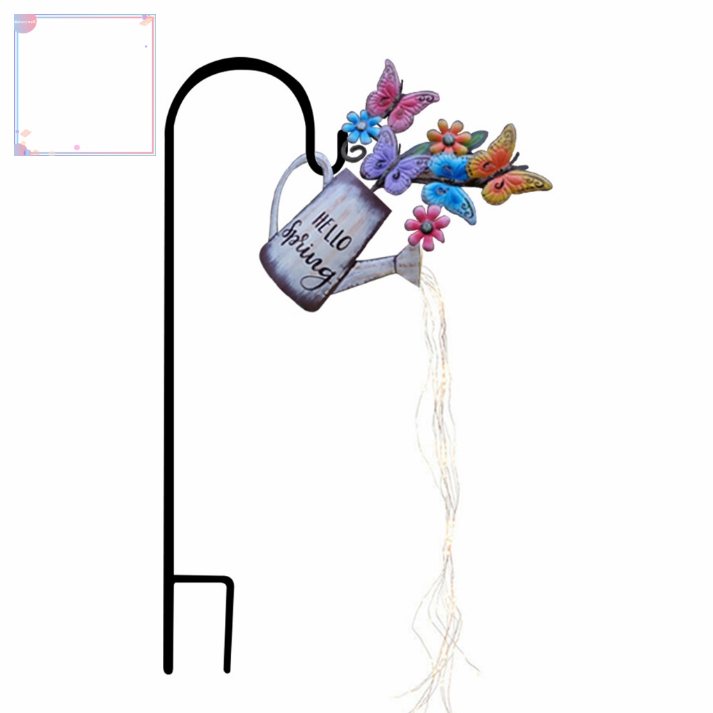 Bình Tưới Cây Bằng Sắt Chống Thấm Nước Có Đèn Độc Đáo Trang Trí Sân Vườn