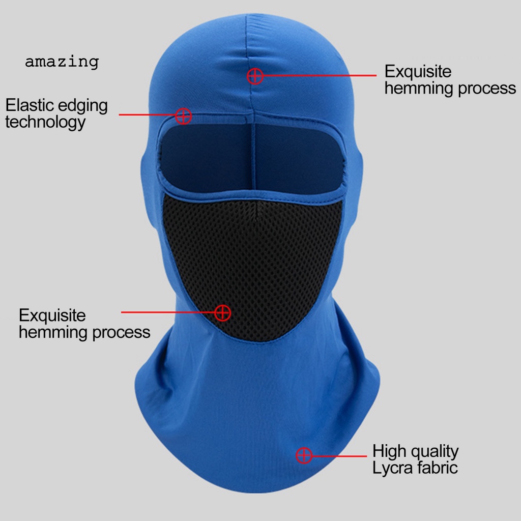 Khẩu Trang Chống Nắng Chống Bụi Có Lỗ Thoáng Khí Độ Co Giãn Cao Unisex