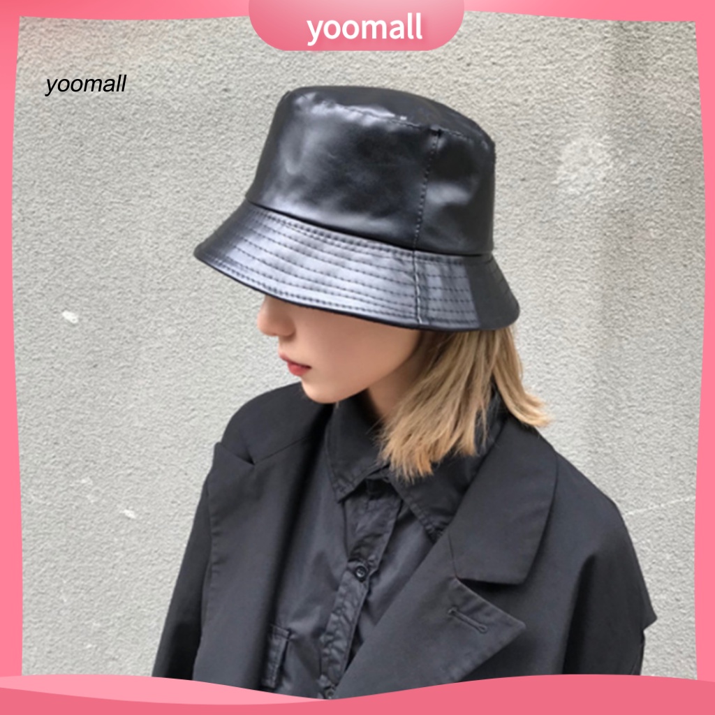 Mũ Tai Bèo Chống Nắng Mùa Hè Hai Mặt Màu Trơn Có Thể Gập Lại Cho Nam Và Nữ