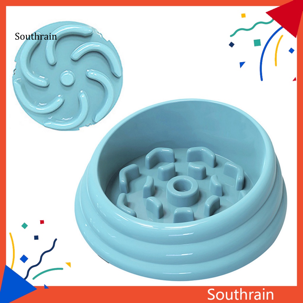 Dụng Cụ Đựng Thức Ăn Chậm Chống Trượt Bảo Vệ Cổ Cho Thú Cưng