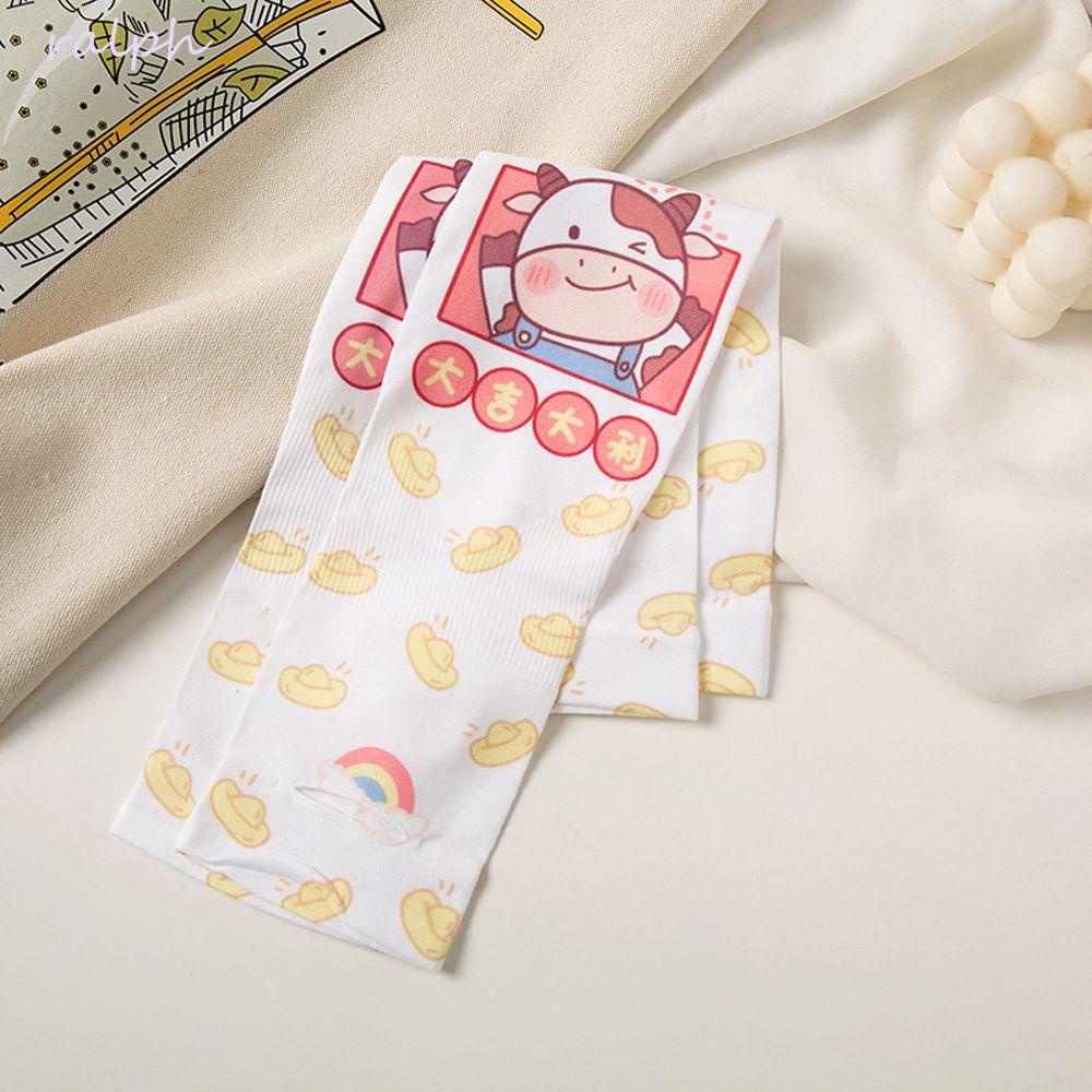 Găng Tay Chống Nắng Vải Lụa Lạnh Mỏng Mềm Giữ Ấm Cánh Tay Khi Lái Xe / Chơi Thể Thao Ngoài Trời Cho Nữ