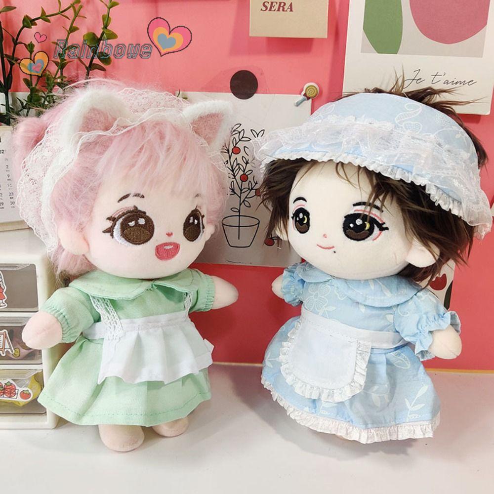 Băng Đô Vải Lông Màu Sắc Cầu Vồng Dễ Thương Dành Cho Búp Bê EXO / Idol