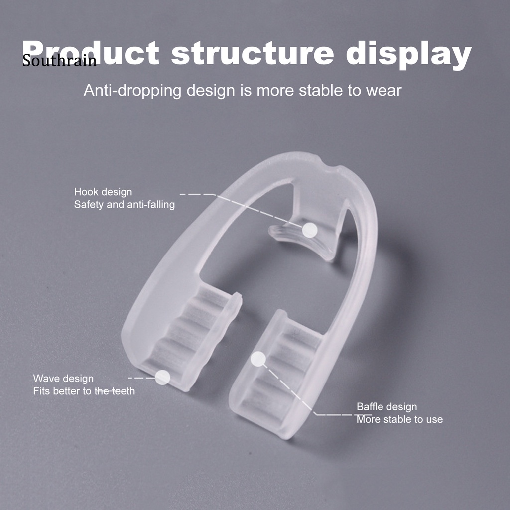 Dụng Cụ Bảo Vệ Răng Chống Ngáy Chất Liệu Mềm Co Giãn Tốt Tiện Dụng Cho Nam Và Nữ