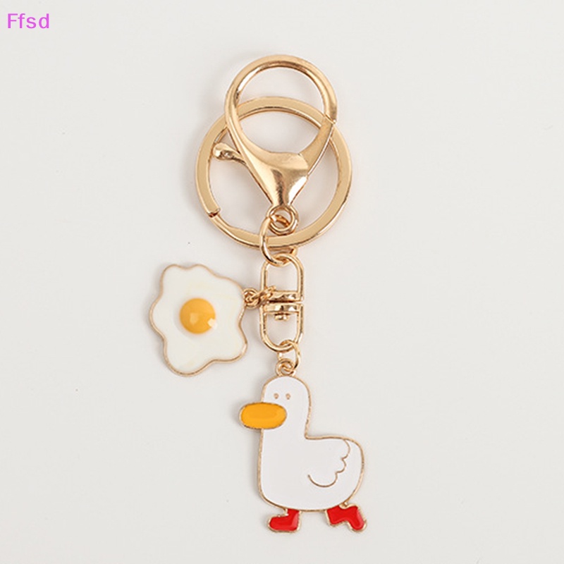 Móc Khóa Hình Quả Trứng Vịt Mới Dành Cho Cặp Đôi Nam Nữ {Ffsd}