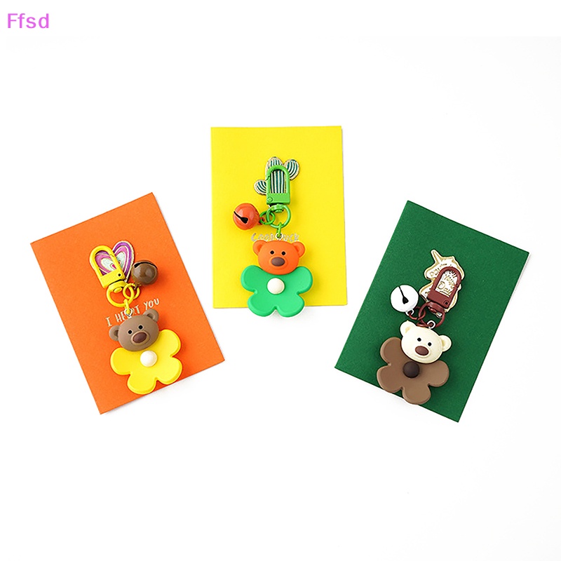 {Ffsd} Phụ Kiện Móc Khóa Xe Hơi Hình Gấu Chaoku Trang Trí Tinh Tế Cá Tính Dành Cho Nam Và Nữ * Hàng Bán Chạy