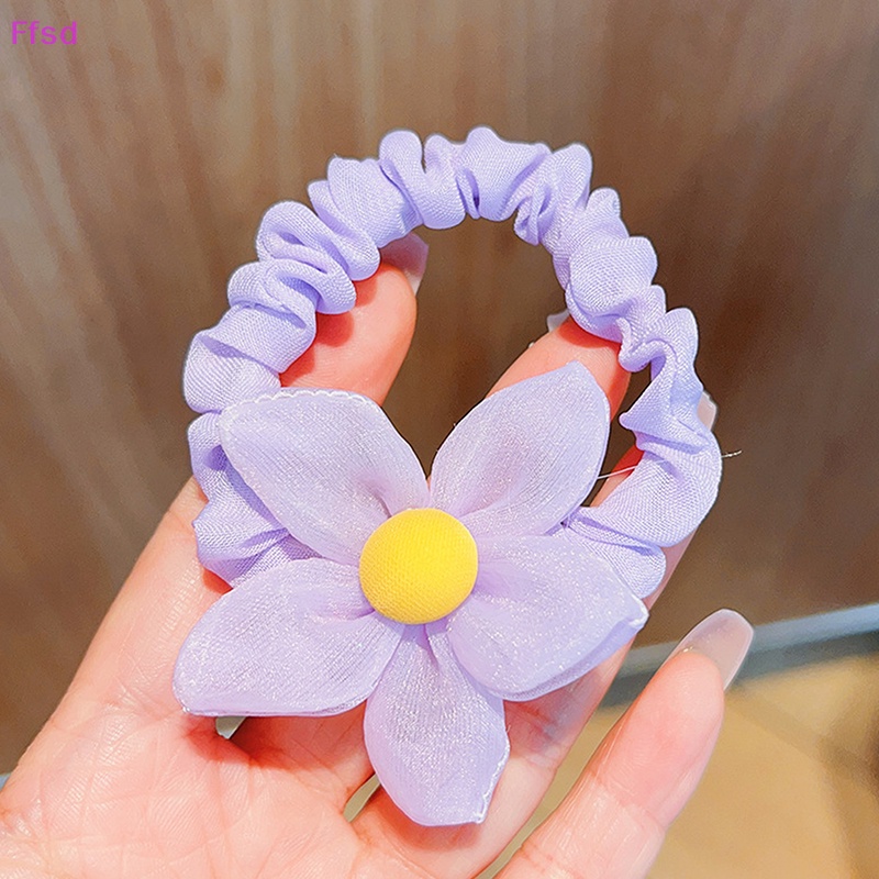 {Ffsd} Dây Buộc Tóc Cao Su Co Giãn Không Làm Tổn Thương Tóc Cho Bé Gái * Hàng Bán Chạy
