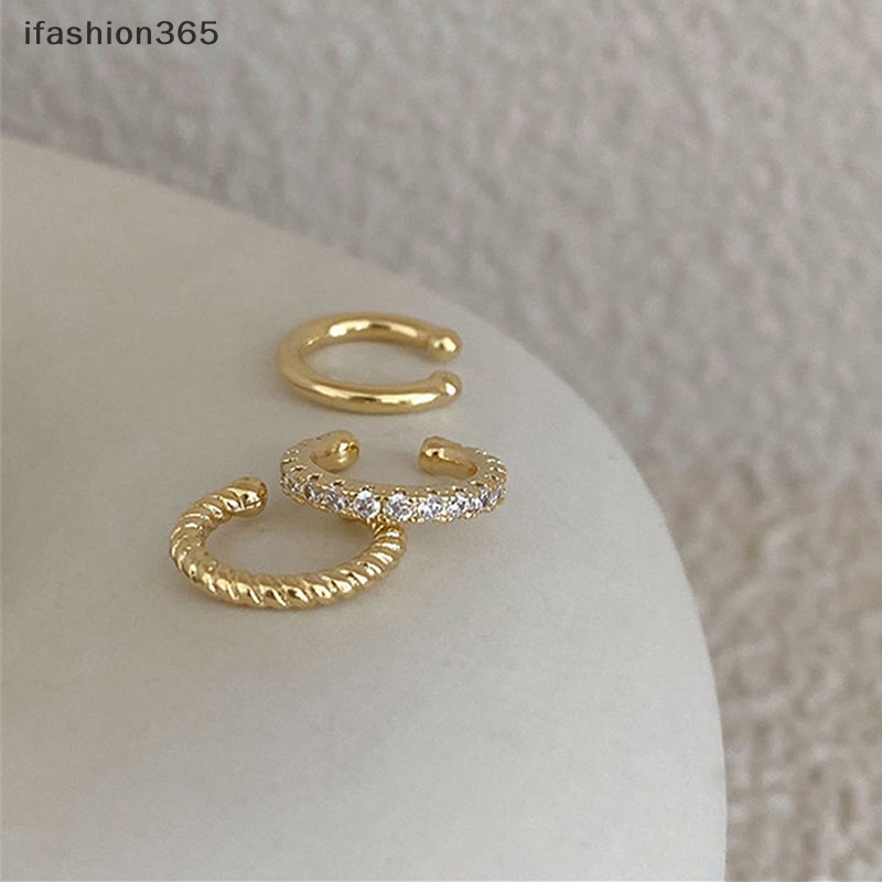 Bông Tai Dạng Kẹp Không Cần Xỏ Lỗ Thời Trang Cho Nữ ifashion365