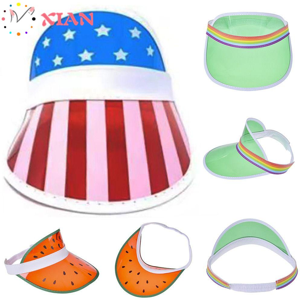 Mũ Lưỡi Trai Hở Chóp Màu Trong Suốt Phong Cách Thể Thao Thời Trang Mùa Hè