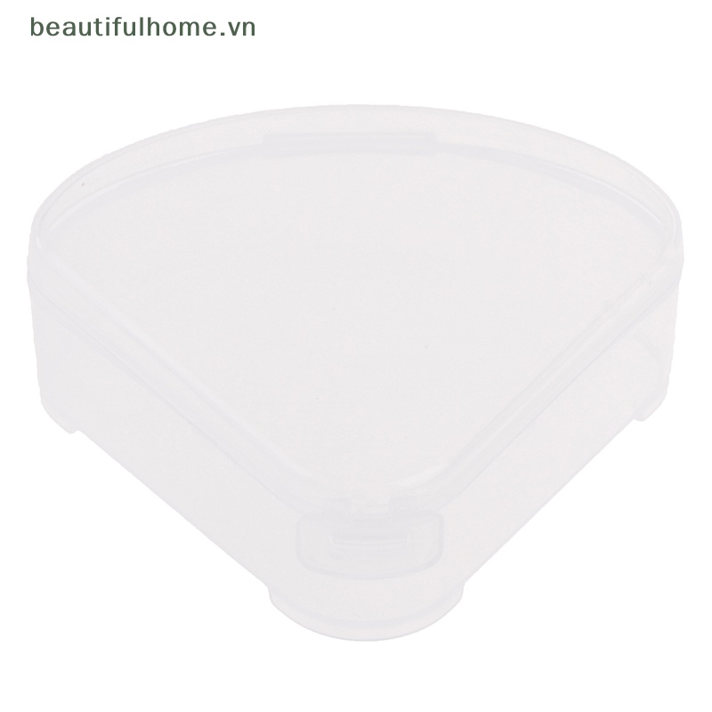 Túi Đựng Mút Trang Điểm Trong Suốt Hình Tam Giác Tiện Dụng