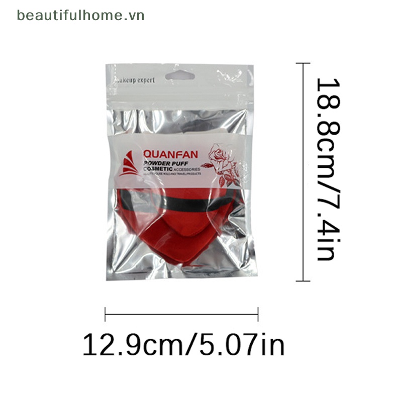 Set 2 Mút Trang Điểm Mini Bằng Cotton Tiện Dụng