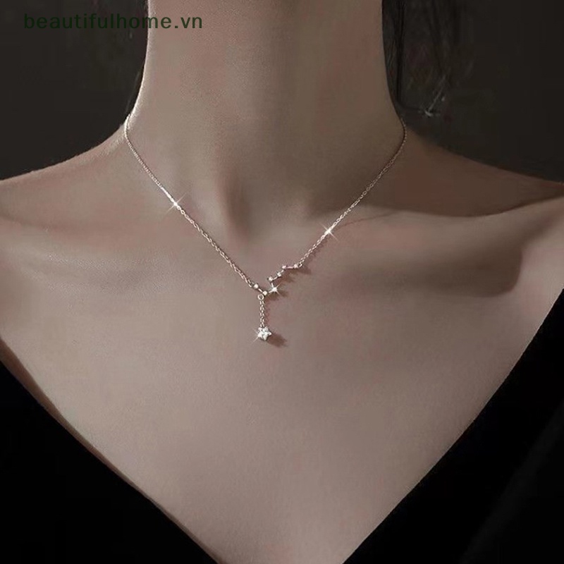[beautifulhome] Vòng Cổ Choker Tua Rua Dát Đá Zircon Lớn Trang Sức Quyến Rũ Thời Trang Mùa Hè [beauty]