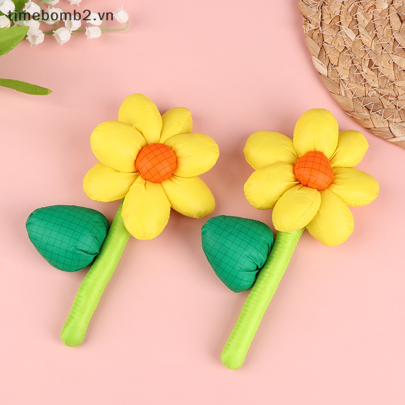 {Timebomb} Phụ Kiện Cổ Áo Sơ Mi Nữ Hình Hoa Hướng Dương Vải Thời Trang Thanh Lịch Làm Quà Tặng