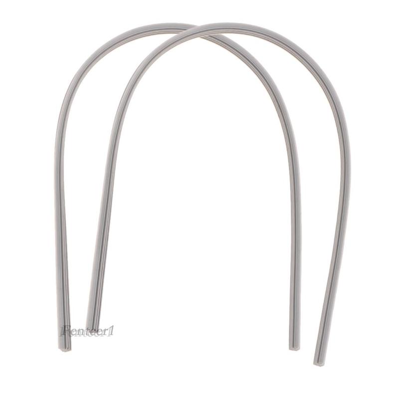1 [Fenteer] 2 Dải Gạt Nước Ô Tô Bằng Silicone Không Xương 28 inch