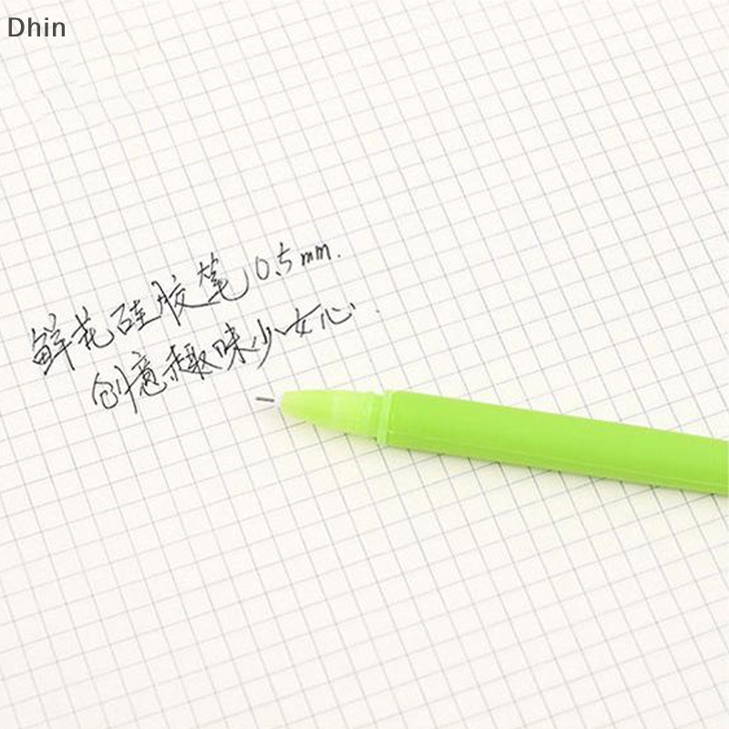 Bút Bi Silicon Mềm Hình Hoa Màu Sắc Ngẫu Nhiên