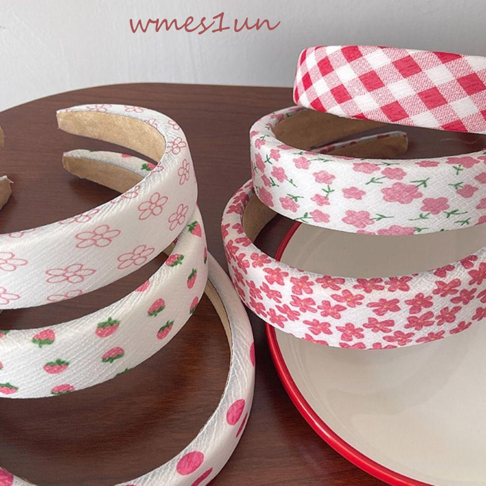 Băng Đô Cài Tóc Rửa Mặt Vành Rộng Họa Tiết Chấm Bi Đơn Giản Đáng Yêu WMES15H Dành Cho Bạn Nữ