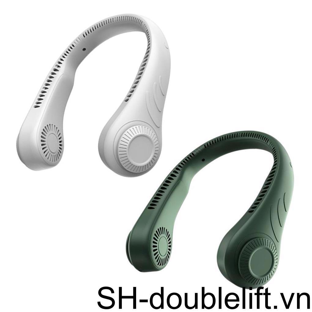 Quạt Làm Mát Đeo Cổ 78 Vòng Quanh 3 Tốc Độ Gió Làm Mát Thể Thao Du Lịch Ngoài Trời