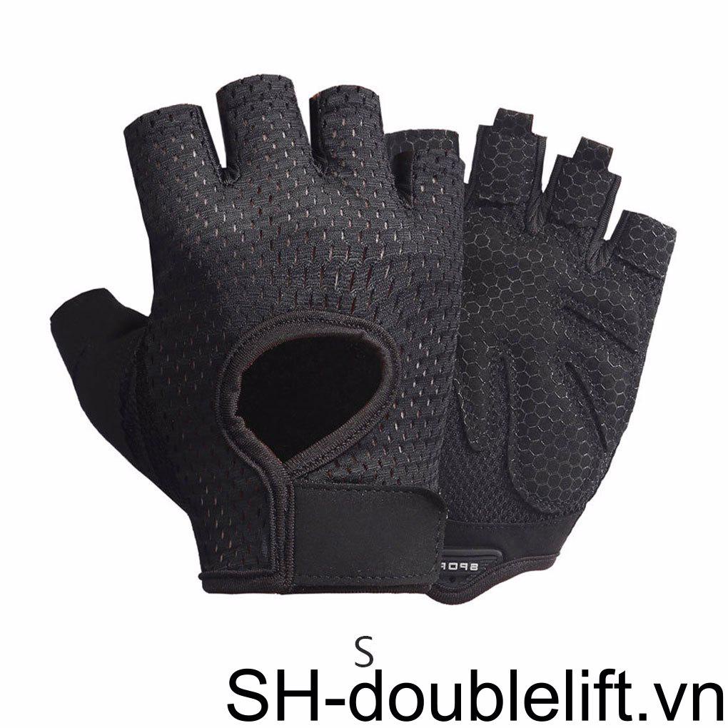1 Đôi Găng Tay Lưới Thể Thao Chống Sốc Chống Trượt Có Thể Điều Chỉnh Cho Nam Nữ