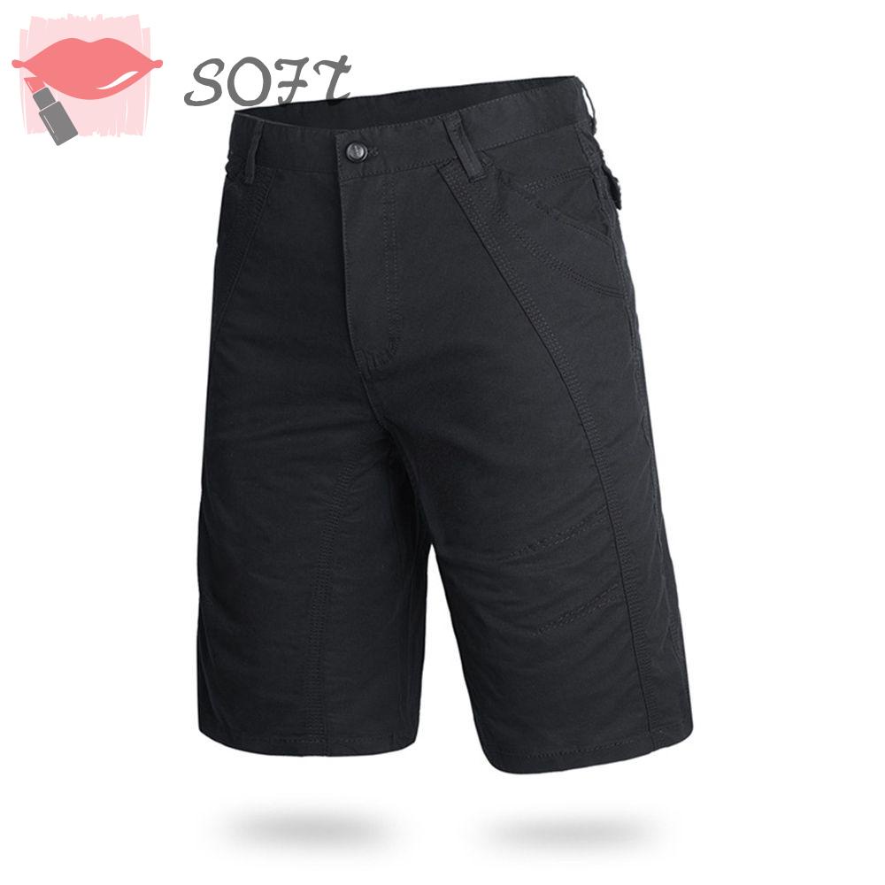 Quần Short Thể Thao Trơn Màu Thoáng Khí Dành Cho Nam