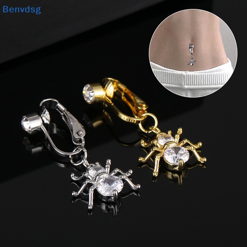 Benvdsg > Khuyên Rốn Đính Đá Zircon Giả Hình Nhện Không Cần Đục Lỗ Bằng Đồng Gợi Cảm Cho Nữ well
