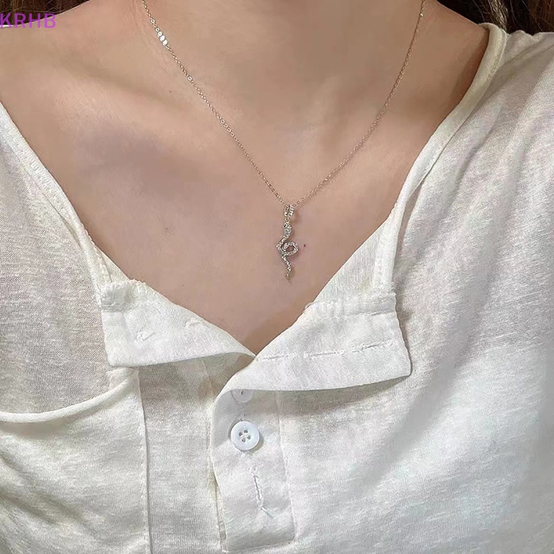 Vòng cổ Mặt Hình Rắn Đính Đá Thời Trang Dành Cho Nữ Mới